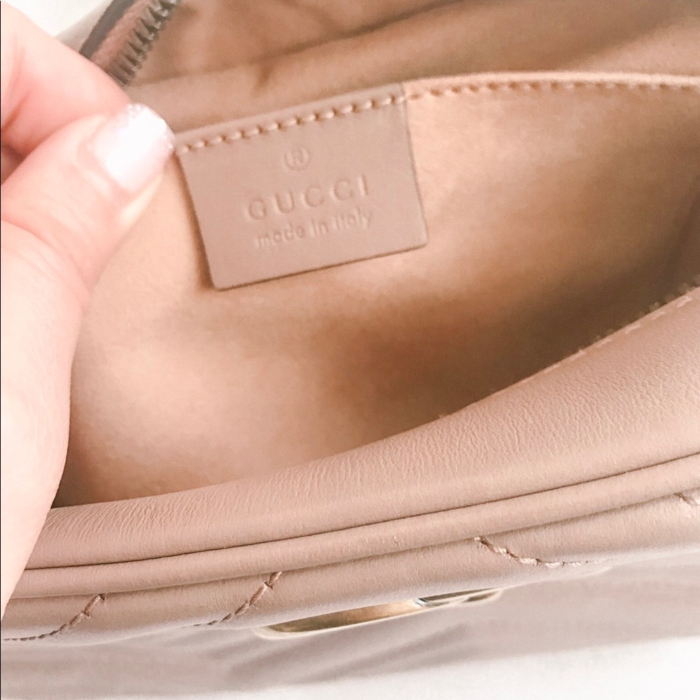 Gucci Marmont Metalasse Leather Bag - Picture 2 of 3
